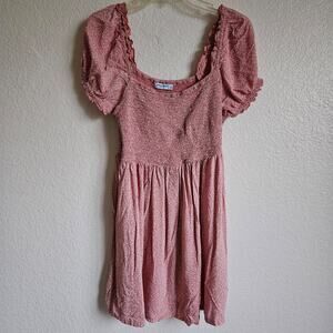 Floral Mini Dress Large